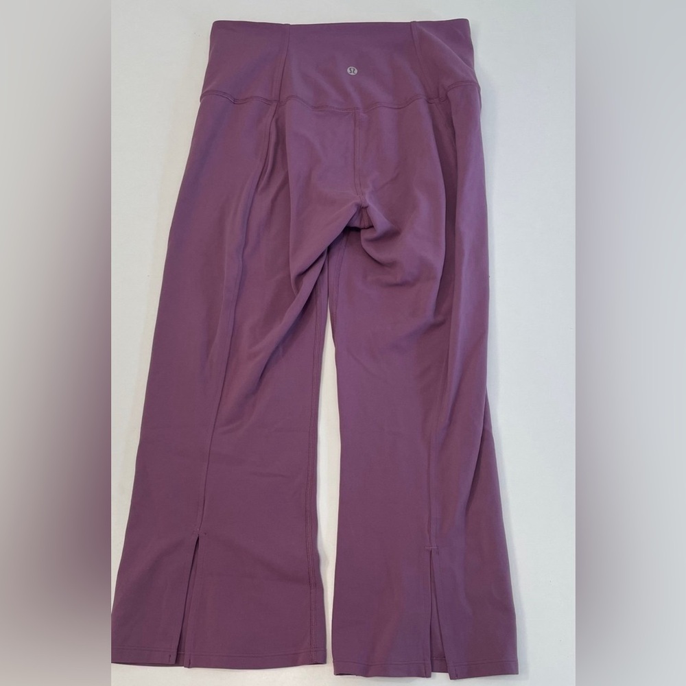 Lululemon Add Flare High-Rise Crop 21" Vintage Plum Size 10